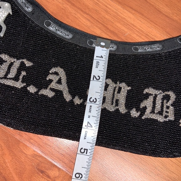 L.A.M.B. x LeSportSac Beaded Purse - Picture 4 of 8